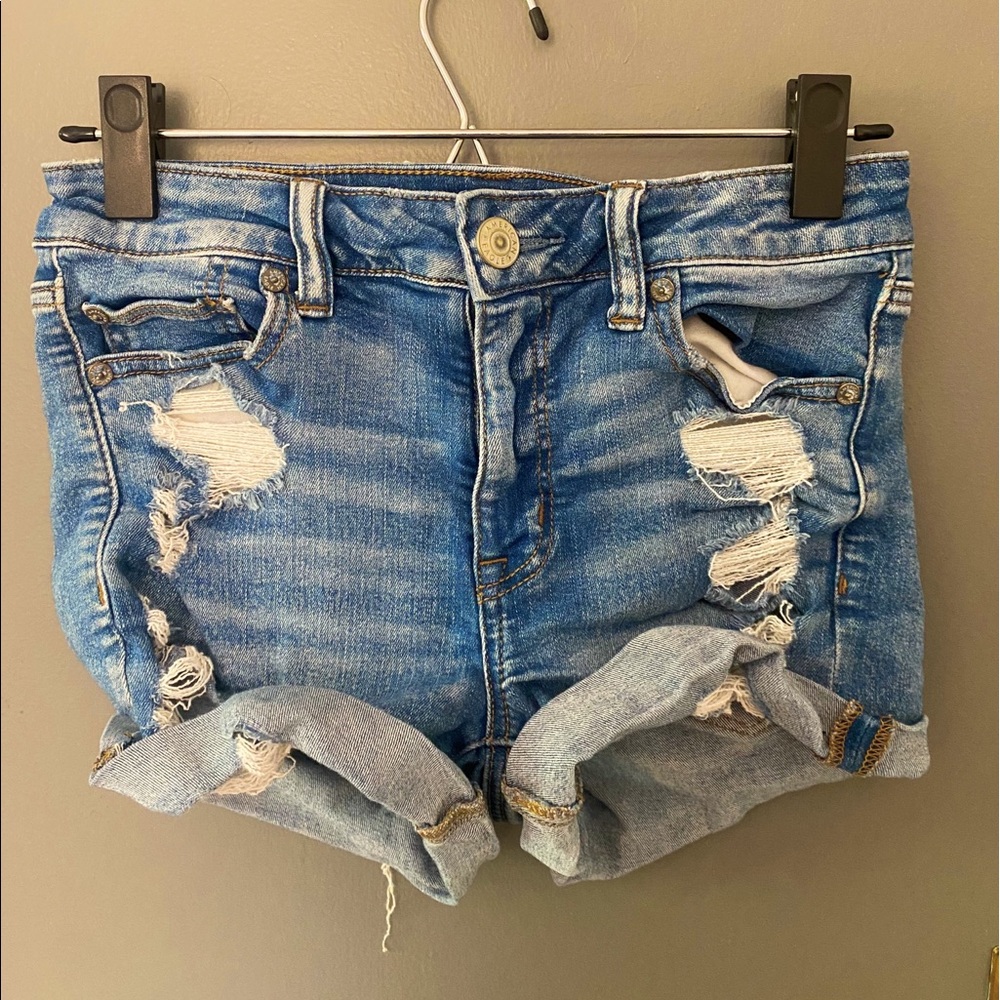 american eagle ne(x)t level stretch jean shorts